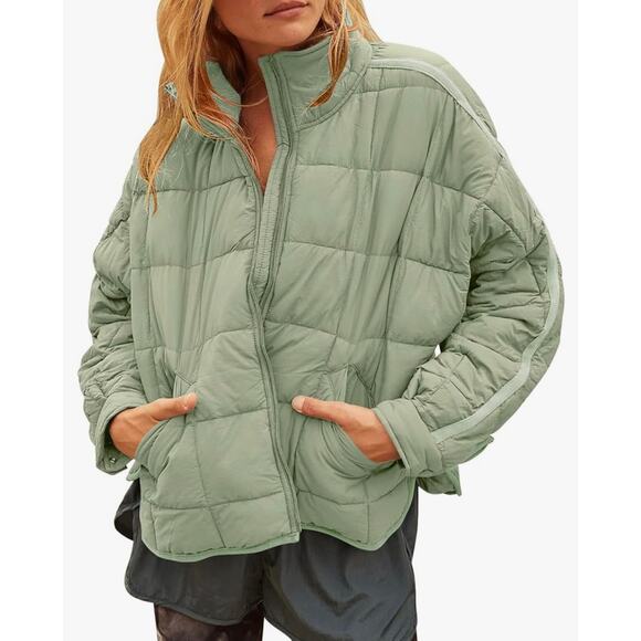 KYL Active Quilted Green Puffer Jacket - Picture 13 of 13
